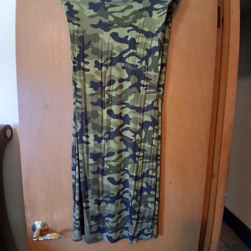 Full Circle Trends Camouflage Dress